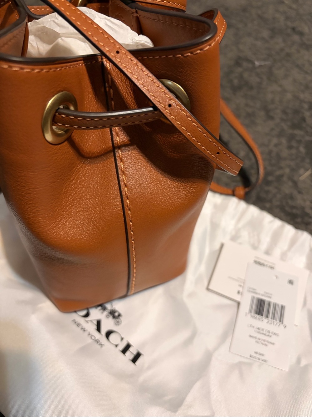 Coach Jade Drawstring Bucket Bag - Picture 4 of 8